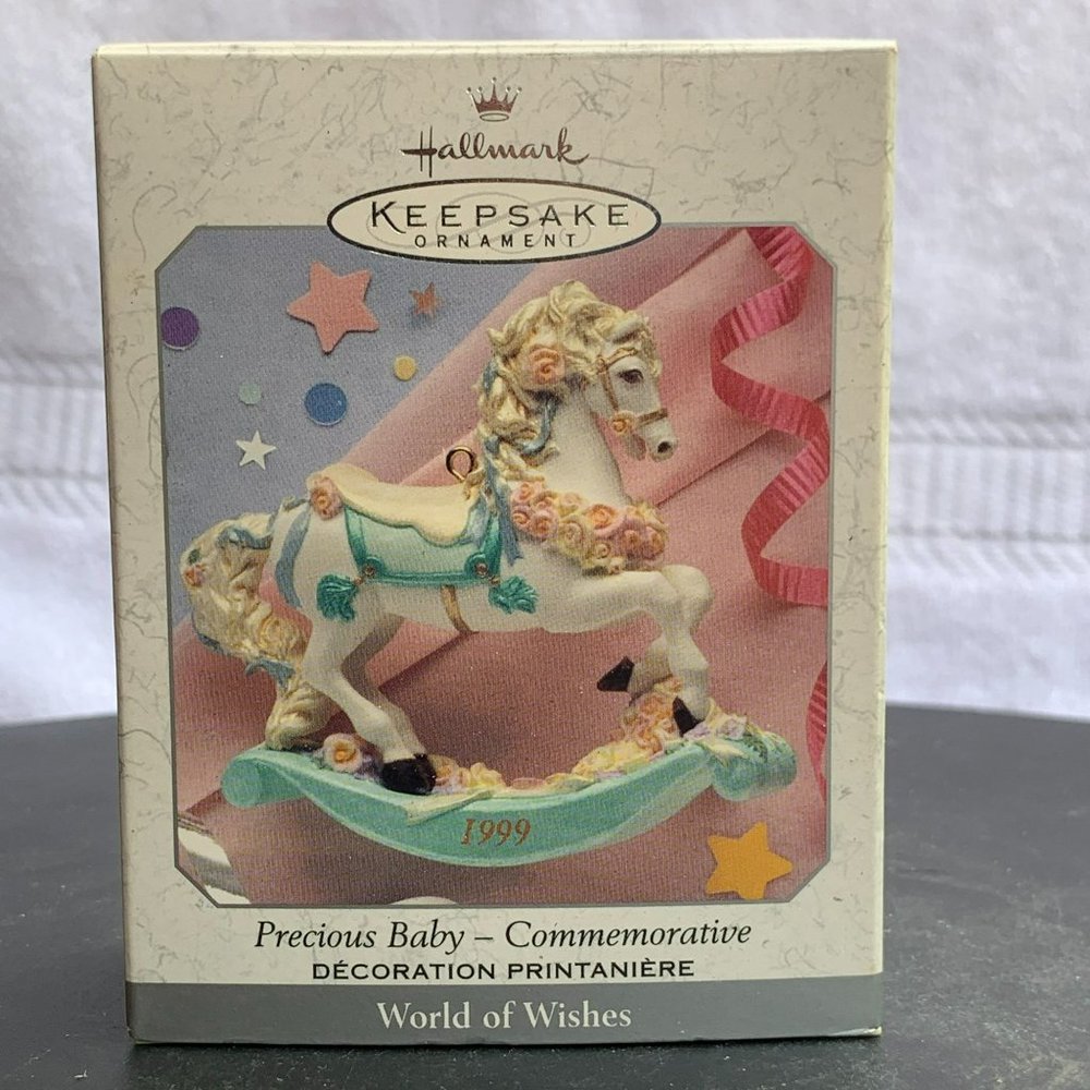 World of Wishes - Precious Baby, Commemorative Hallmark Keepsake Ornament - 1999 - Picture 2 of 9